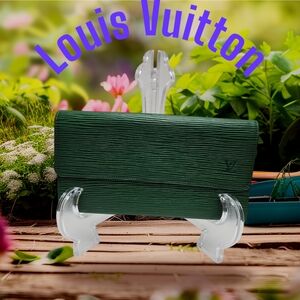 Louis Vuitton Green Clutch